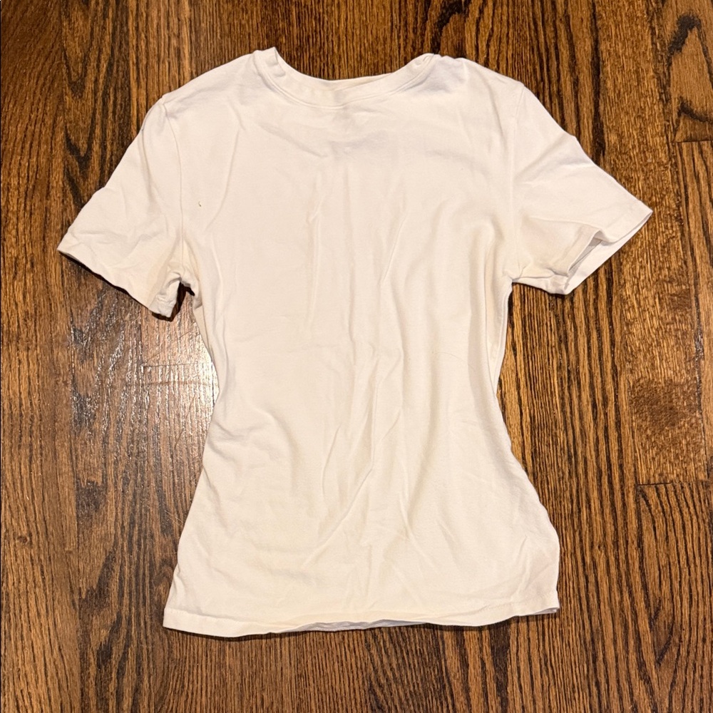 Skims cotton jersey tshirt in marble